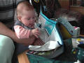 Miminko si te (Baby is reading)