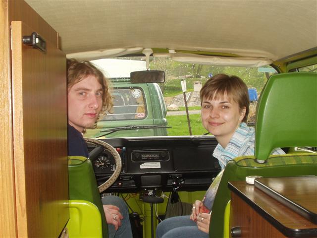 Lucka+Petr + zelen bus